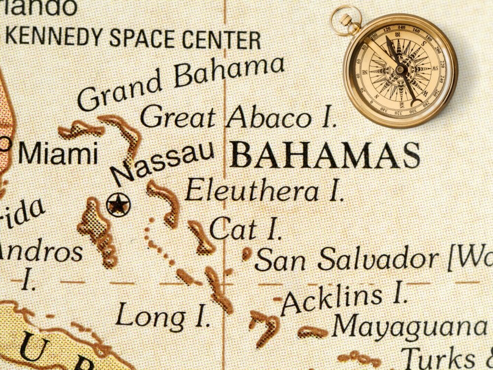 Map of Abaco Bahamas